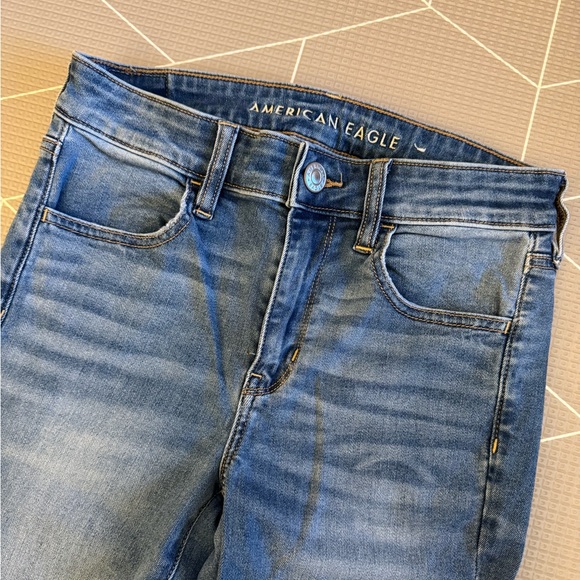 American Eagle Next Level Stretch Jeggings, Blue (6 Long) - Picture 3 of 6